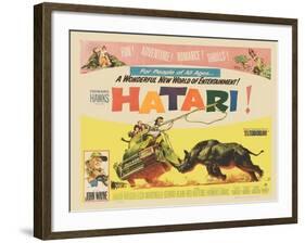 Hatari!, 1962-null-Framed Giclee Print