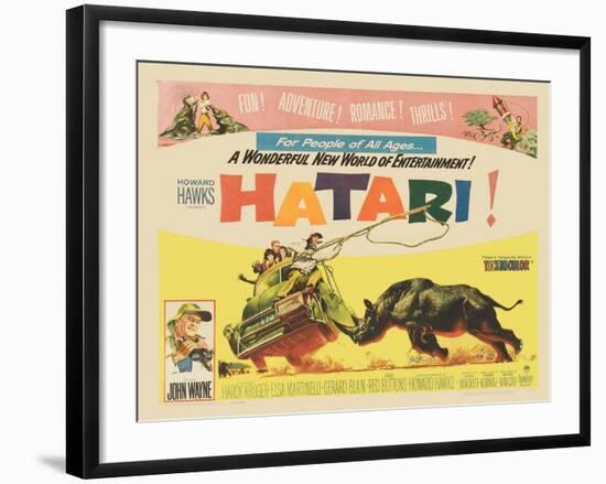 Hatari!, 1962-null-Framed Giclee Print