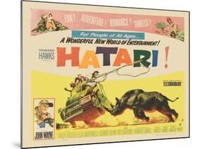 Hatari!, 1962-null-Mounted Giclee Print