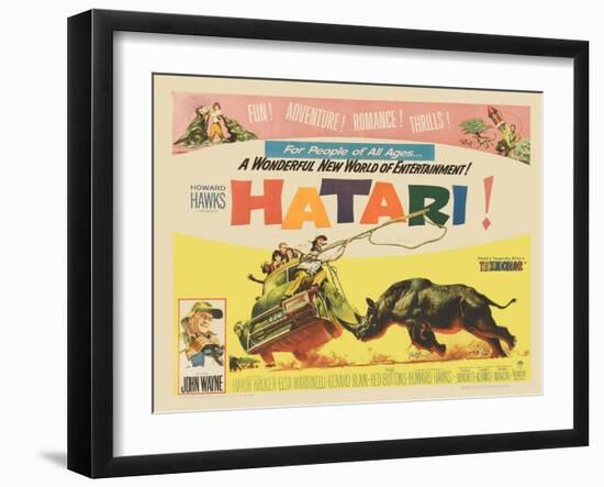 Hatari!, 1962-null-Framed Giclee Print