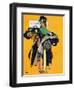 "Hatcheck Girl", May 3,1941-Norman Rockwell-Framed Giclee Print