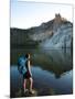 Hatchett Lake While on a Backpacking Trip in the White Cloud Mountains in Idaho.-Ben Herndon-Mounted Photographic Print