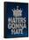 Haters Gonna Hate Blue Bling Poster-null-Framed Poster