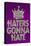 Haters Gonna Hate Purple Bling-null-Stretched Canvas