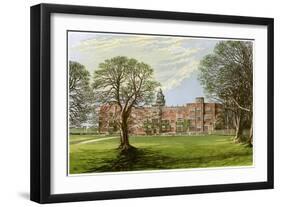 Hatfield House, Hertfordshire, Home of the Marquis of Salisbury, 1880-Benjamin Fawcett-Framed Giclee Print