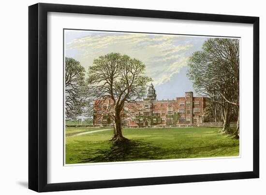 Hatfield House, Hertfordshire, Home of the Marquis of Salisbury, 1880-Benjamin Fawcett-Framed Giclee Print