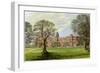 Hatfield House, Hertfordshire, Home of the Marquis of Salisbury, 1880-Benjamin Fawcett-Framed Giclee Print