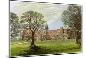 Hatfield House, Hertfordshire, Home of the Marquis of Salisbury, 1880-Benjamin Fawcett-Mounted Giclee Print