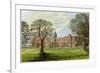 Hatfield House, Hertfordshire, Home of the Marquis of Salisbury, 1880-Benjamin Fawcett-Framed Giclee Print