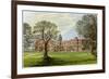 Hatfield House, Hertfordshire, Home of the Marquis of Salisbury, 1880-Benjamin Fawcett-Framed Giclee Print