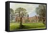 Hatfield House, Hertfordshire, Home of the Marquis of Salisbury, 1880-Benjamin Fawcett-Framed Stretched Canvas