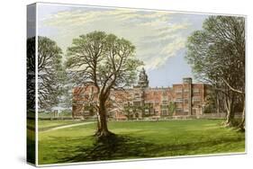 Hatfield House, Hertfordshire, Home of the Marquis of Salisbury, 1880-Benjamin Fawcett-Stretched Canvas