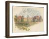 'Hatfield House, Hertfordshire - South Front', c1890-Charles Wilkinson-Framed Giclee Print