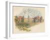 'Hatfield House, Hertfordshire - South Front', c1890-Charles Wilkinson-Framed Giclee Print