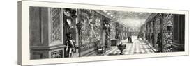 Hatfield House, Hertfordshire, the Seat of the Marquis of Salisbury: the Armoury, Uk-null-Stretched Canvas