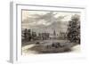 Hatfield House, Seat of Marquis of Salisbury, from 'The Illustrated London News', 11th July 1874-null-Framed Giclee Print