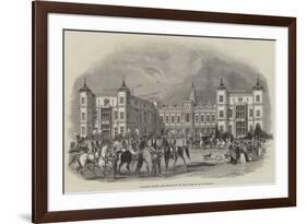 Hatfield House, the Residence of the Marquis of Salisbury-null-Framed Giclee Print