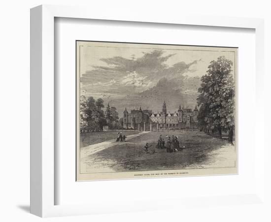 Hatfield House, the Seat of the Marquis of Salisbury-William Henry Pike-Framed Giclee Print