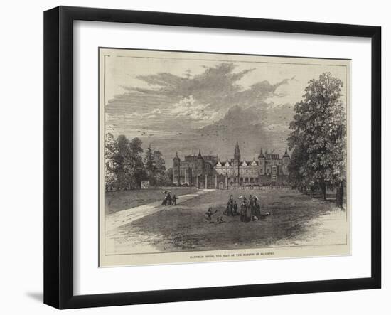 Hatfield House, the Seat of the Marquis of Salisbury-William Henry Pike-Framed Giclee Print