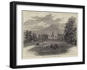 Hatfield House, the Seat of the Marquis of Salisbury-William Henry Pike-Framed Giclee Print