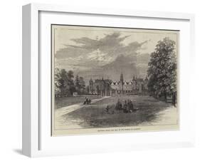 Hatfield House, the Seat of the Marquis of Salisbury-William Henry Pike-Framed Giclee Print