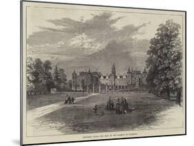 Hatfield House, the Seat of the Marquis of Salisbury-William Henry Pike-Mounted Giclee Print