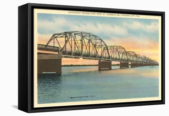 Hathaway Bridge, Panama City, Florida-null-Framed Stretched Canvas