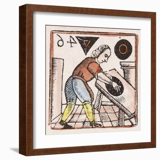 Hatmaking C17Th-null-Framed Art Print