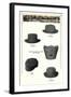Hats and Hat Carrier-null-Framed Art Print