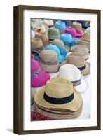 Hats, Cefalu, Sicily, Italy, Europe.-Marco Simoni-Framed Photographic Print