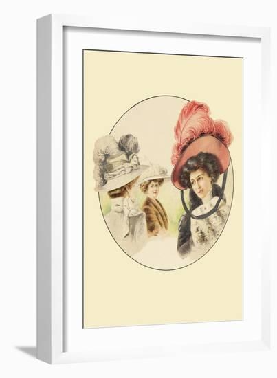 Hats for an Afternoon Stroll-null-Framed Art Print