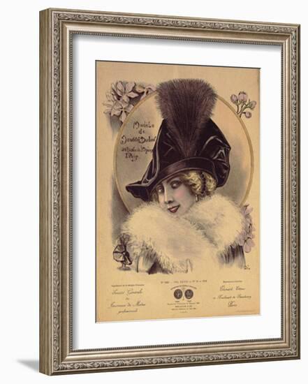 Hats from Expostion Universalle, Paris, 1900-null-Framed Art Print