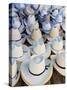 Hats, Market Day at Zaachila, Oaxaca, Mexico, North America-Robert Harding-Stretched Canvas