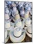 Hats, Market Day at Zaachila, Oaxaca, Mexico, North America-Robert Harding-Mounted Photographic Print