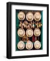 Hats, Musical Instruments,Religious Necklaces and Other Traditional Craft for Sale in Havana-Kamira-Framed Photographic Print