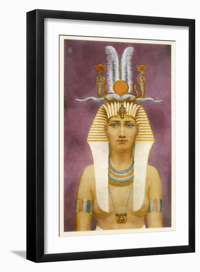 Hatshepsut Wife of Tuthmosis II Ruthlessly Ambitious Regent for Her Stepson Tuthmosis III-Winifred Brunton-Framed Art Print