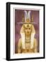 Hatshepsut Wife of Tuthmosis II Ruthlessly Ambitious Regent for Her Stepson Tuthmosis III-Winifred Brunton-Framed Art Print