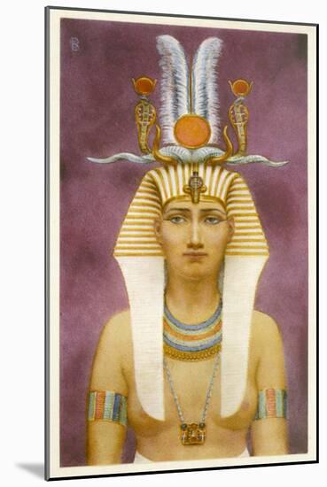 Hatshepsut Wife of Tuthmosis II Ruthlessly Ambitious Regent for Her Stepson Tuthmosis III-Winifred Brunton-Mounted Art Print