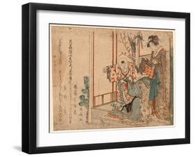 Hatsu Isho O Kiru Kodomo-Ryuryukyo Shinsai-Framed Giclee Print