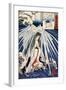 Hatsuhana Doing Penance under the Tonosawa Waterfall-Kuniyoshi Utagawa-Framed Giclee Print