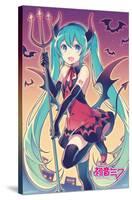 Hatsune Miku - Bats-Trends International-Stretched Canvas