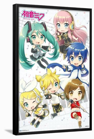 Hatsune Miku - Chibi-Trends International-Framed Poster