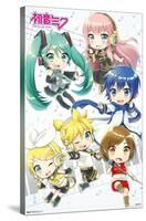 Hatsune Miku - Chibi-Trends International-Stretched Canvas