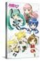 Hatsune Miku - Chibi-Trends International-Stretched Canvas