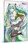 Hatsune Miku - Color Splash-Trends International-Mounted Poster