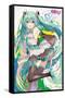 Hatsune Miku - Color Splash-Trends International-Framed Stretched Canvas