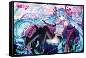 Hatsune Miku - Electronic-Trends International-Framed Stretched Canvas