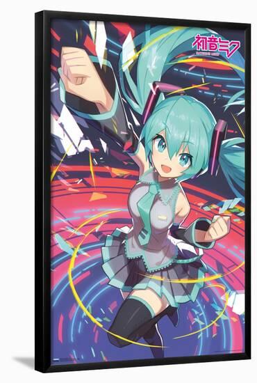 Hatsune Miku - Fist-Trends International-Framed Poster