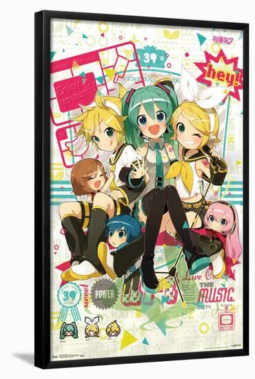 Hatsune Miku - Hey-Trends International-Framed Poster