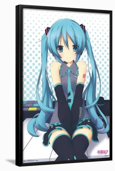 Hatsune Miku - Keys-Trends International-Framed Poster